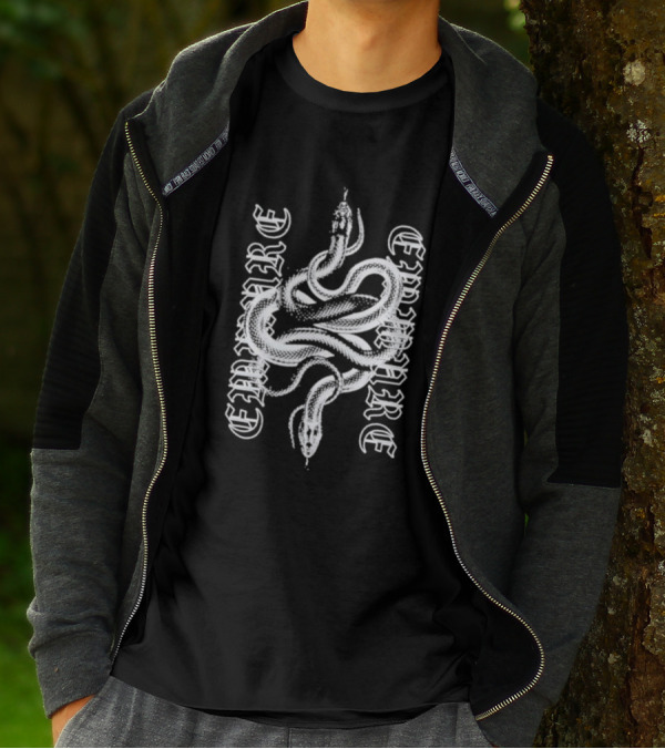 Emmure Serpent Tie Dye Snake Motif T-Shirt