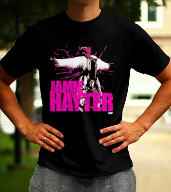 Jamie Hayter Wrestling Star Power Pose AEW Burst T-Shirt