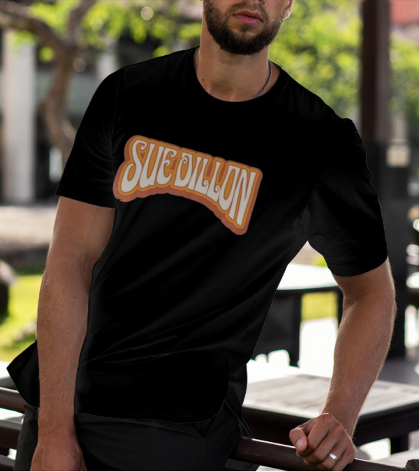 Sue Dillon Bold Retro Script T-Shirt