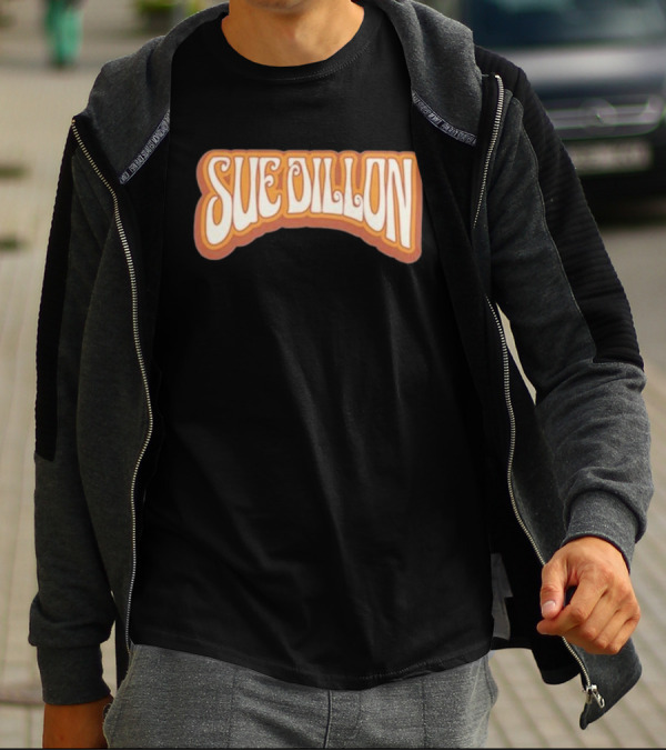 Sue Dillon Bold Retro Script T-Shirt