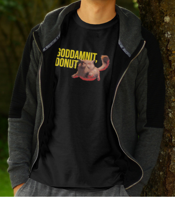 Goddamnit Donut Dungeon Crawler Carl Cat T-Shirt