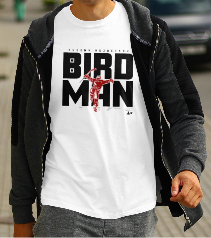 Evgeny Kuznetsov Bird Man Raleigh T-Shirt