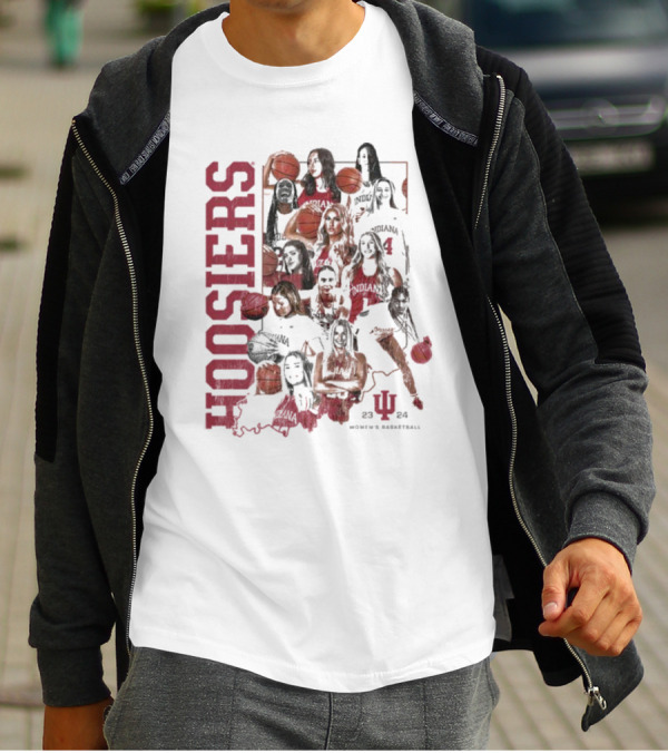 Indiana Hoosiers 23-24 Women's Basketball Team Exclusive Release T-Shirt