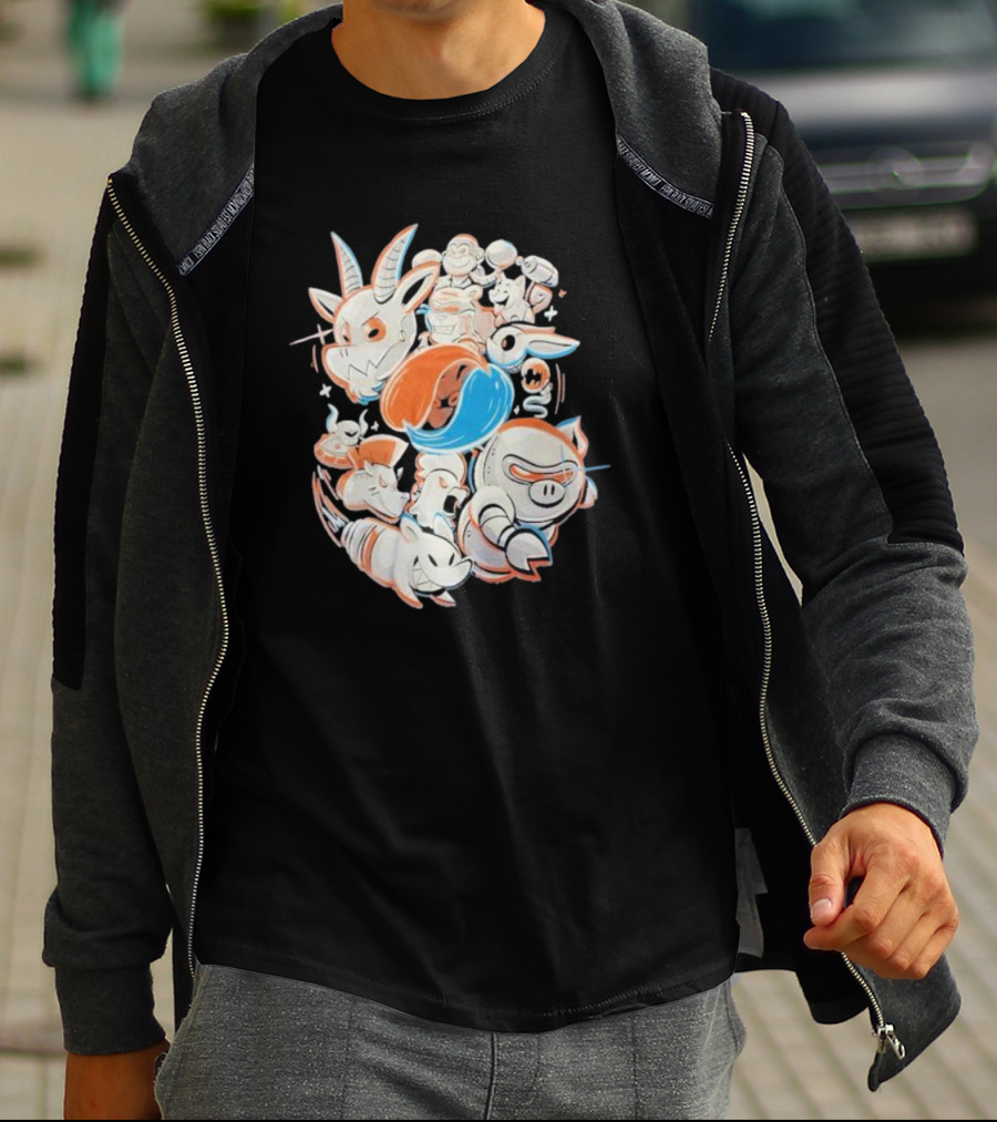 Extremely Cool Adofai Iconic Characters Compilation T-Shirt