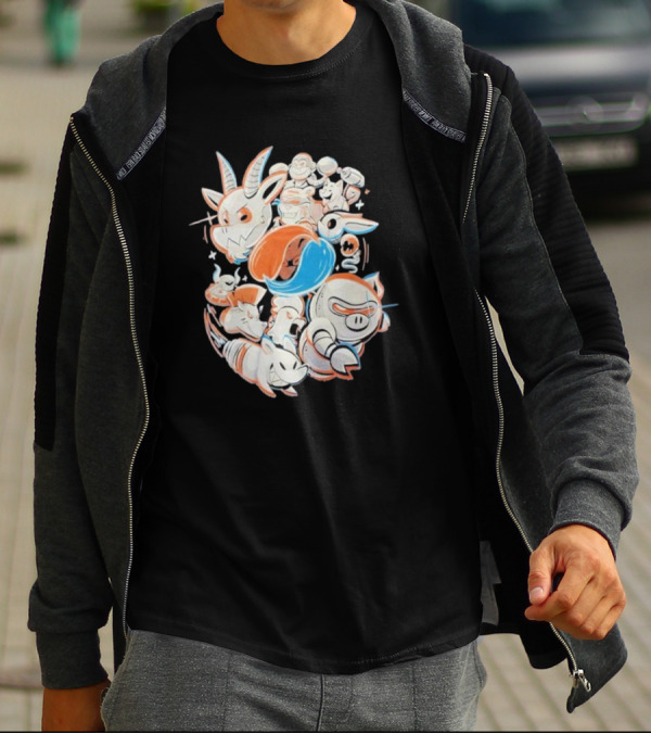 Extremely Cool Adofai Iconic Characters Compilation T-Shirt