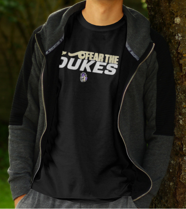 Fear The Dukes James Madison University Mascot T-Shirt