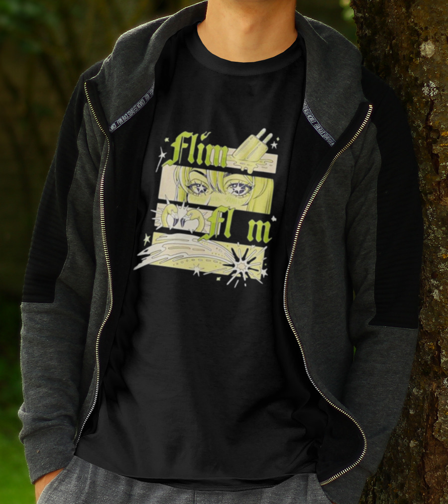 Flim Flam Popsicle Stars Anime Eyes Explosion T-Shirt
