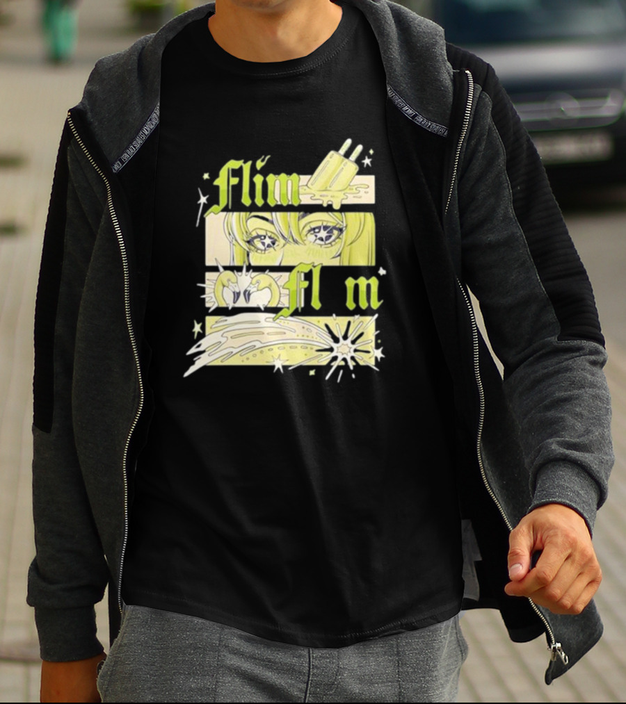 Flim Flam Popsicle Stars Anime Eyes Explosion T-Shirt