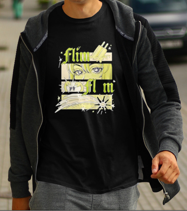 Flim Flam Popsicle Stars Anime Eyes Explosion T-Shirt