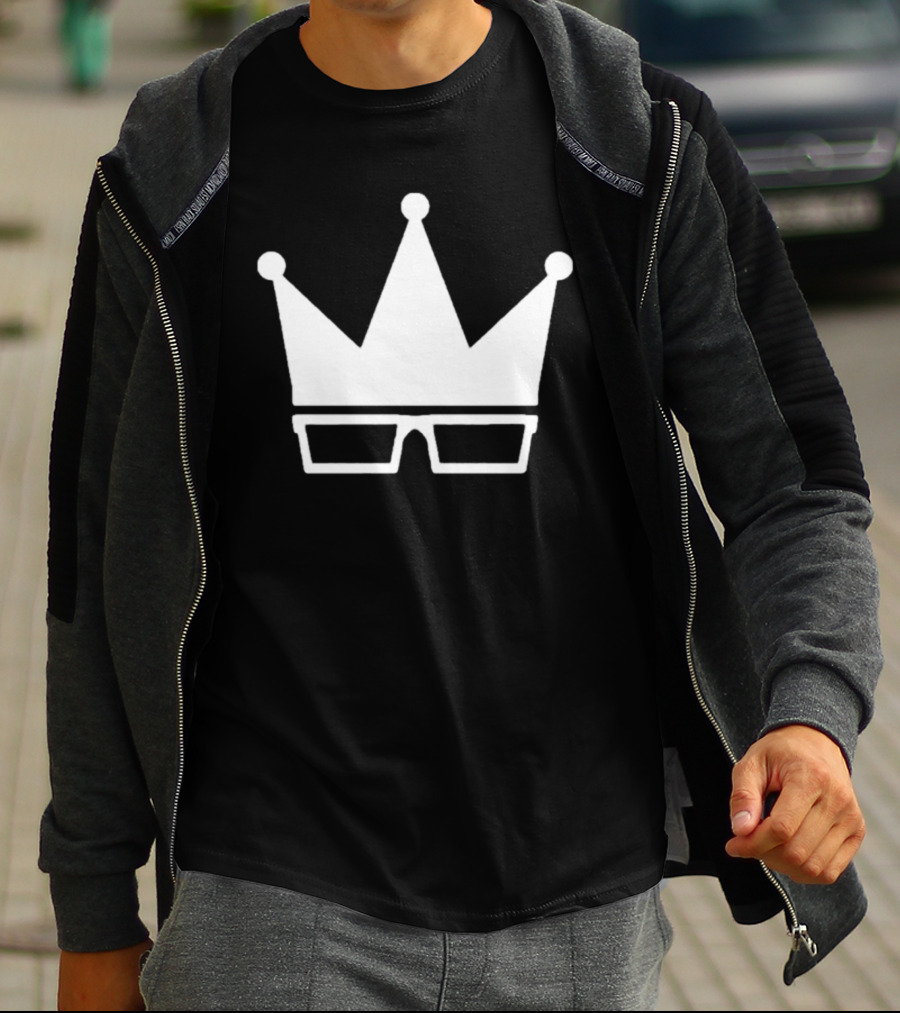 Framerate White Crown Glasses Merch T-Shirt