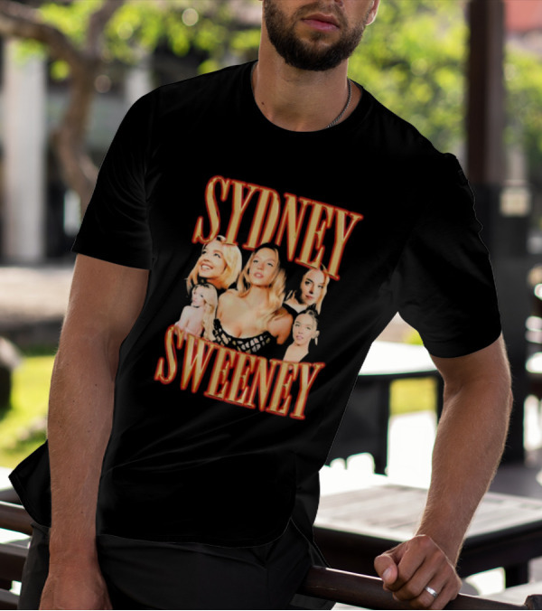 Sydney Sweeney Retro Collage Friday Beers T-Shirt