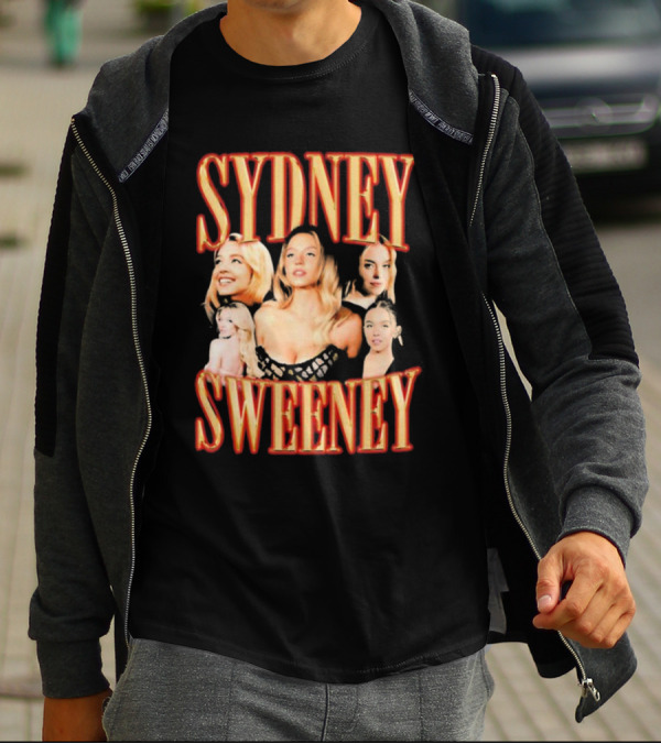 Sydney Sweeney Retro Collage Friday Beers T-Shirt