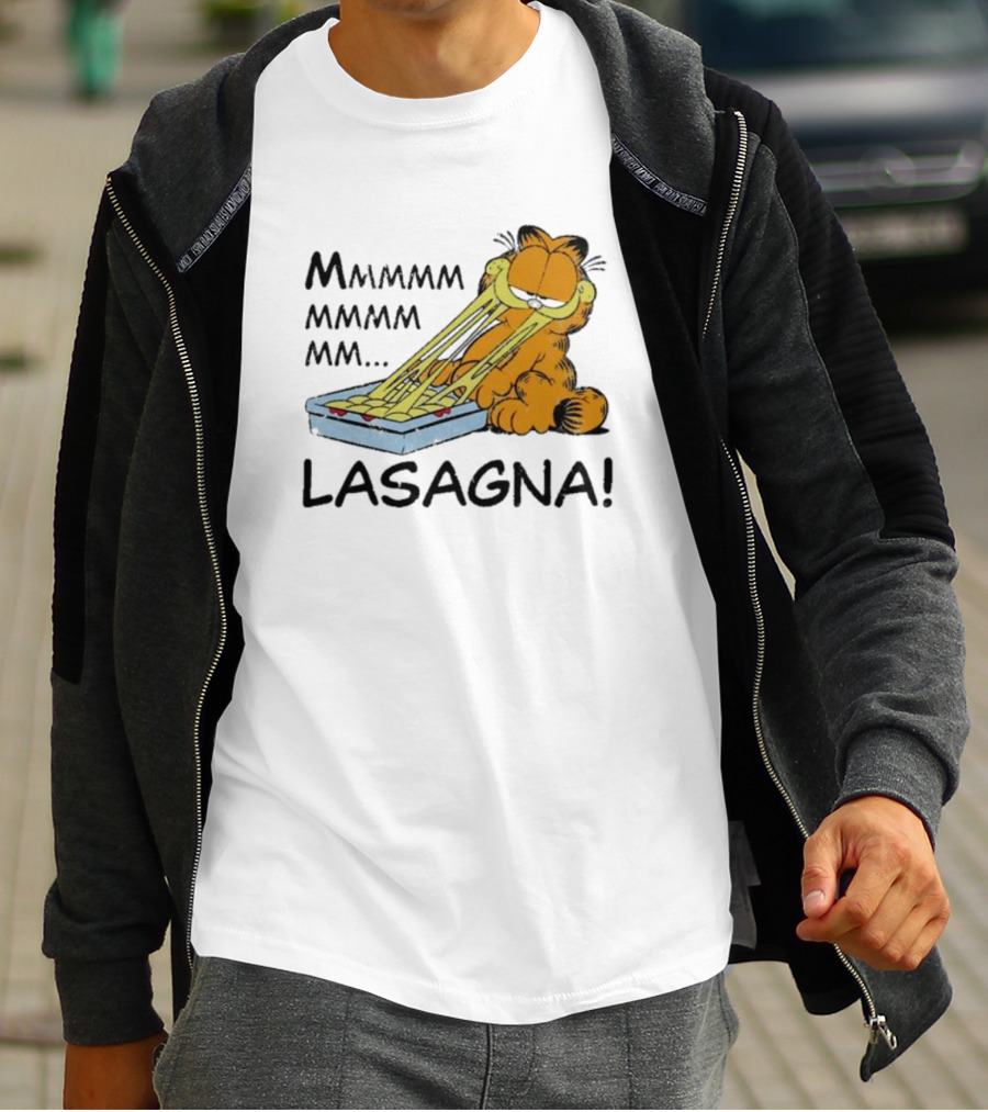 Garfield Mmmmmmmm MM Lasagna T-Shirt