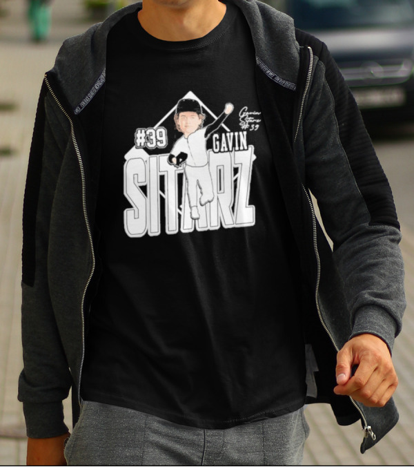 Gavin Sitarz #39 Michigan State Signature T-Shirt