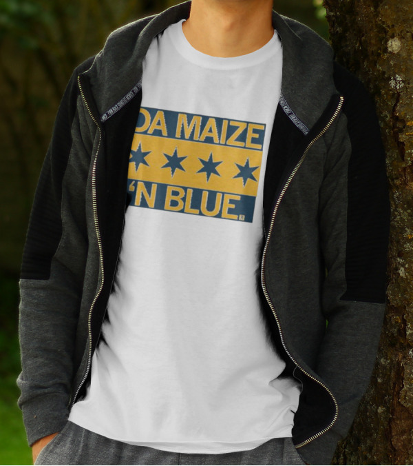 Da Maize N Blue Four Stars T-Shirt