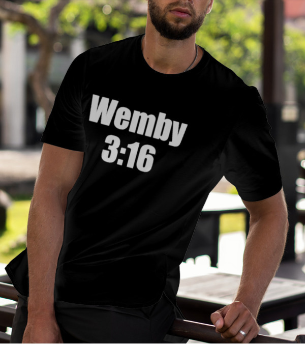 Wemby 3:16 Extraterrestre T-Shirt