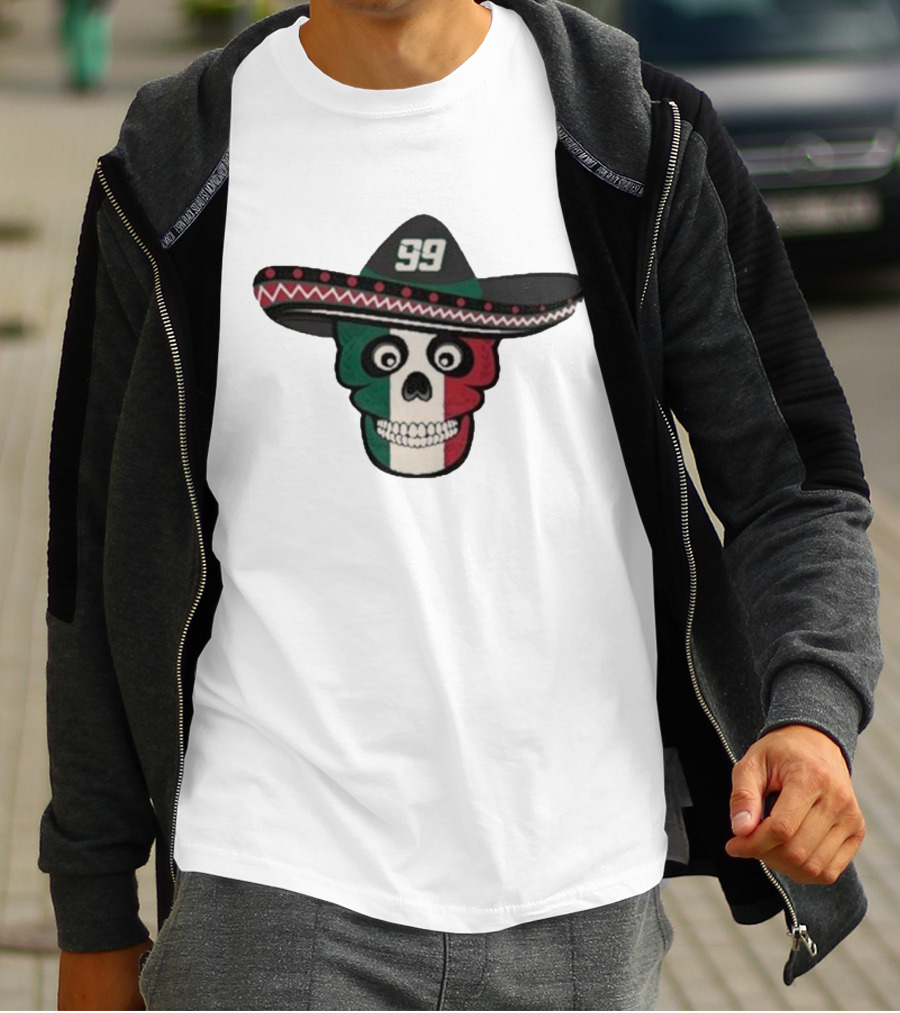Daniel Suarez Racing 99 Mexican Skull Sombrero T-Shirt