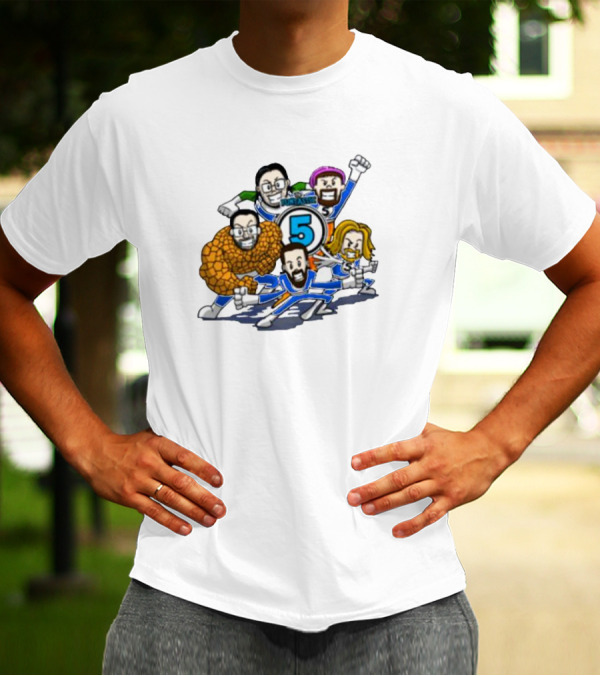 Dave Wonder Funtastic 5 Superhero T-Shirt