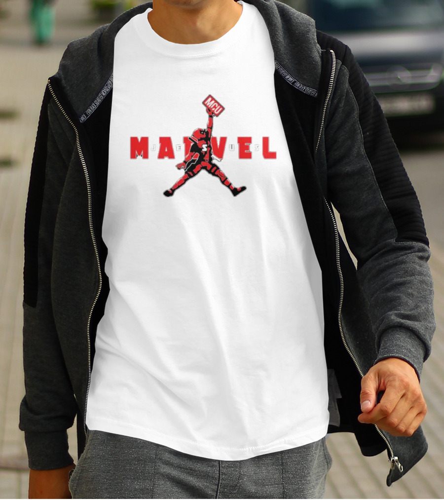 Deadpool MCU Marvel Jesus Jumpman T-Shirt