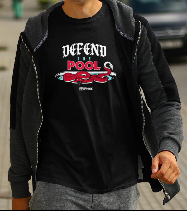 DEFEND THE POOL Red Snake PHNX T-Shirt