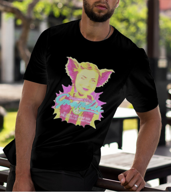 Demonic Little Gremlin All Hail The Grand High Priestess Of Climatism T-Shirt