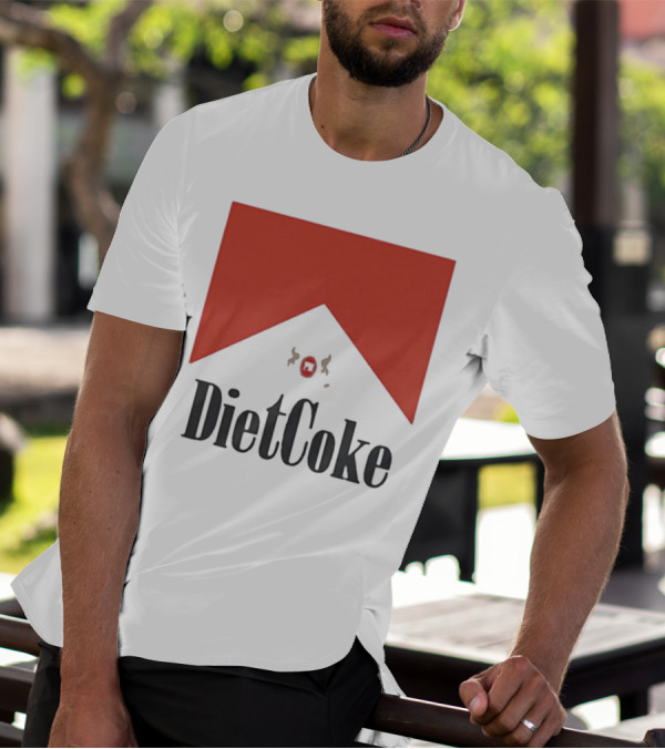 Diet Coke Marlboro Parody Cigarettes T-Shirt