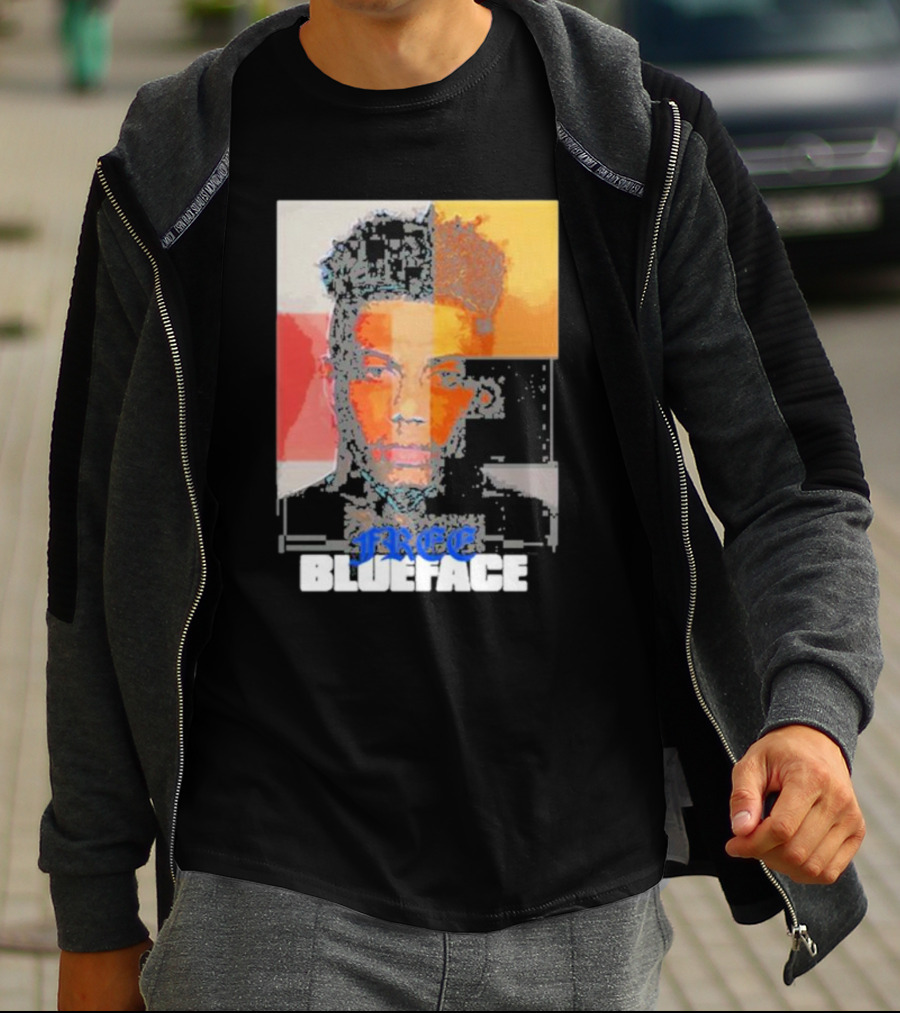 Free Blueface Dinero Jones Album Multicolor T-Shirt
