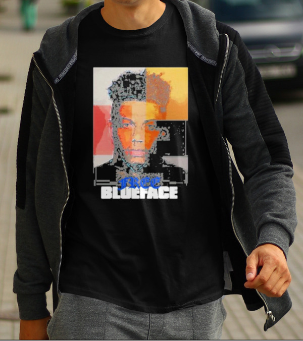 Free Blueface Dinero Jones Album Multicolor T-Shirt