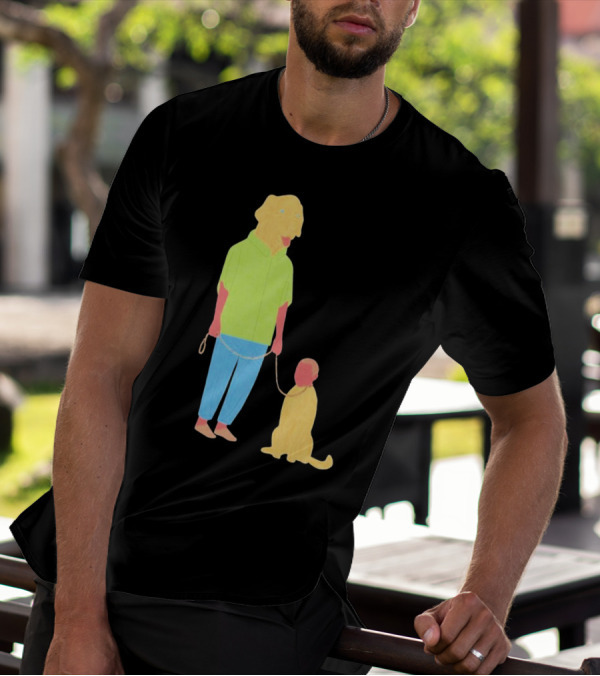 Dogswap Staselė Jakunskaitė Human Dog Head Swap T-Shirt