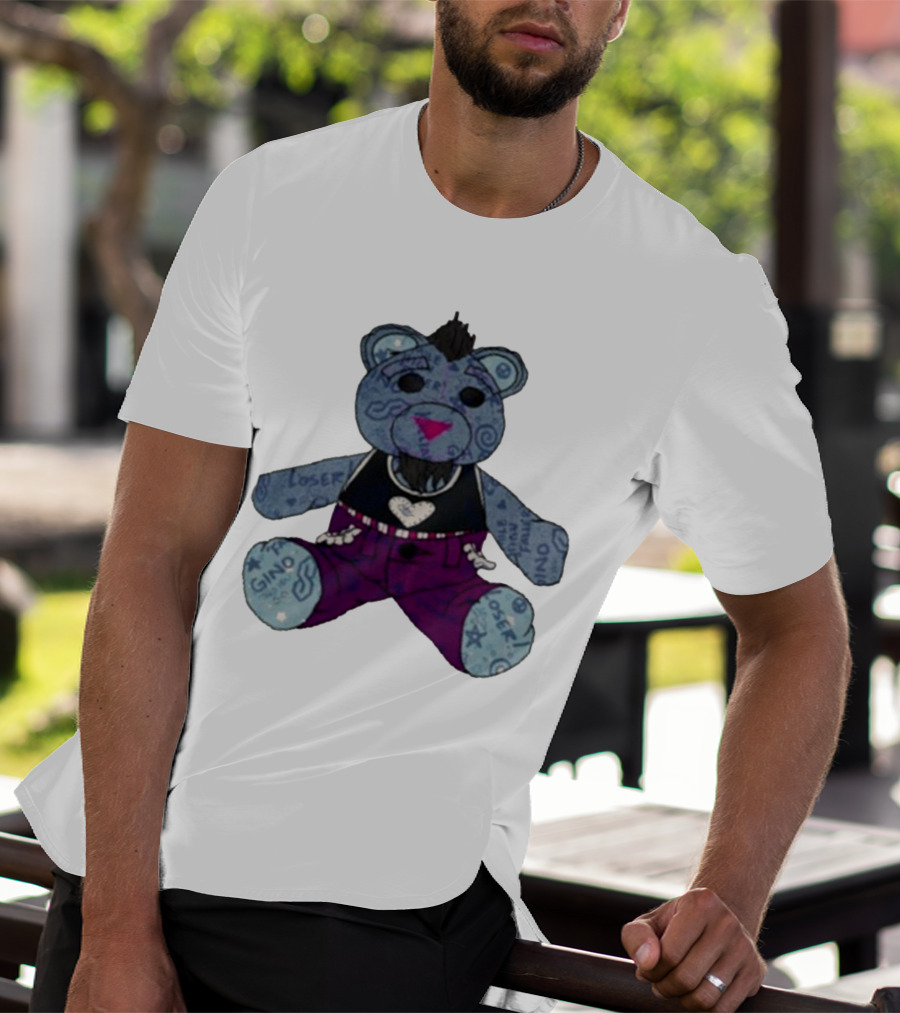 Doodle Bear Killian Krowe Bear Loser One Gino T-Shirt