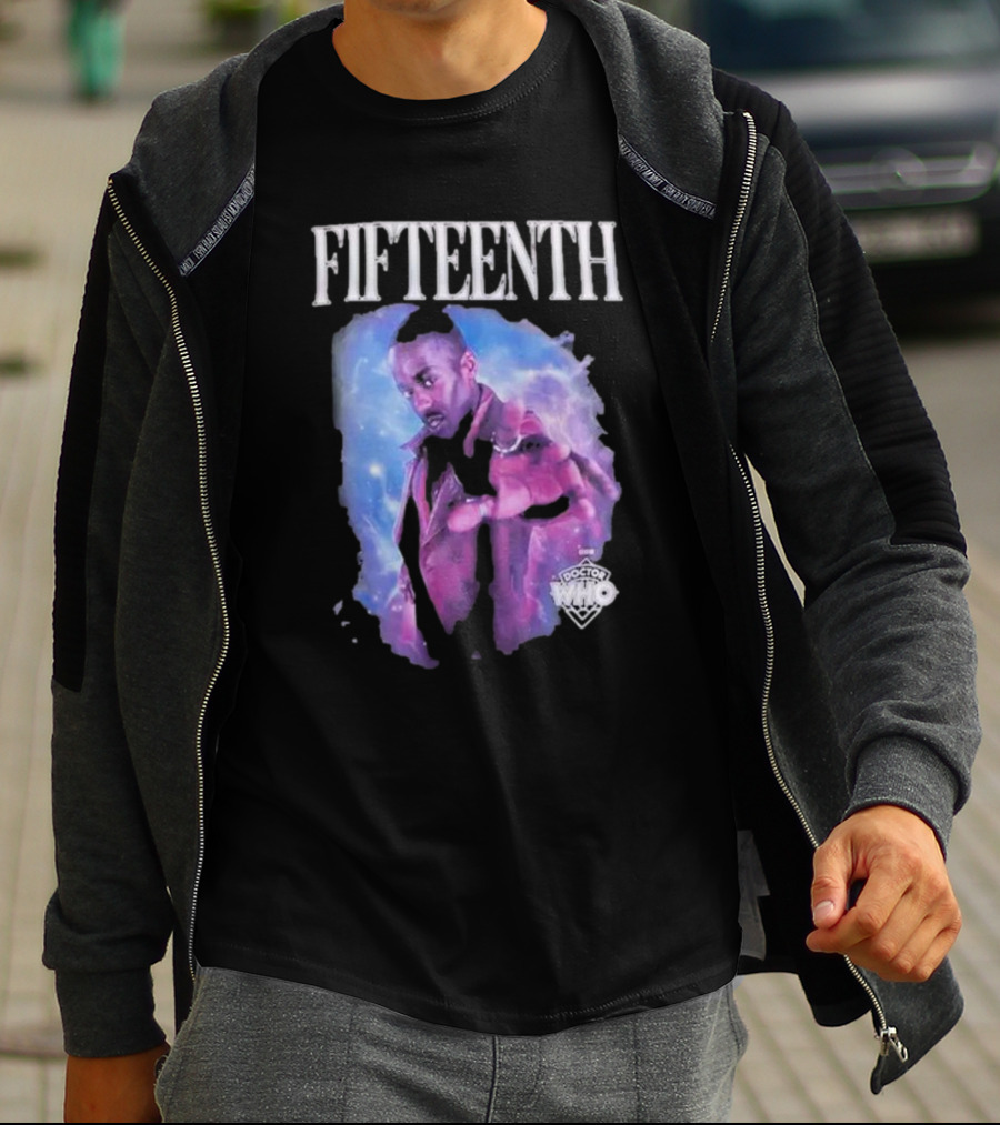 Fifteenth Doctor Who Portrait In Cosmic Energy Background T-Shirt