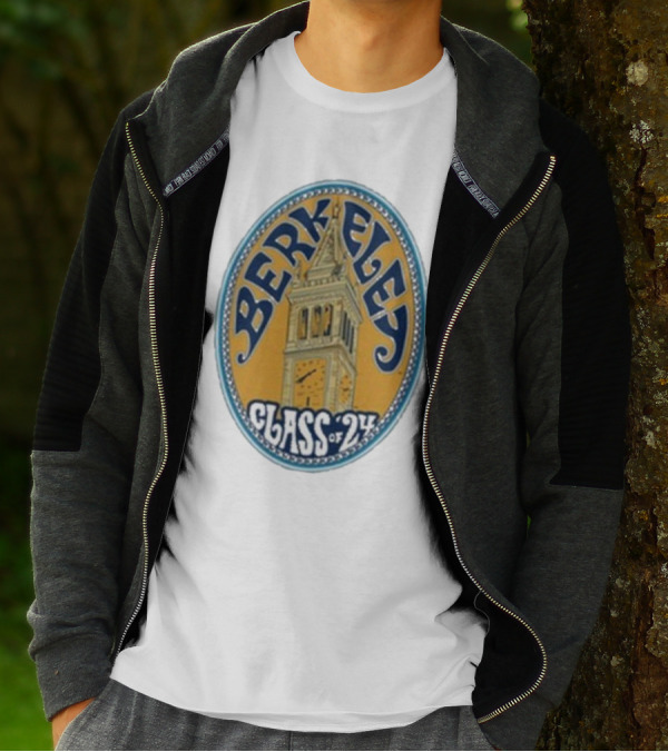 Berkeley Class Of 24 Sather Tower Oval T-Shirt