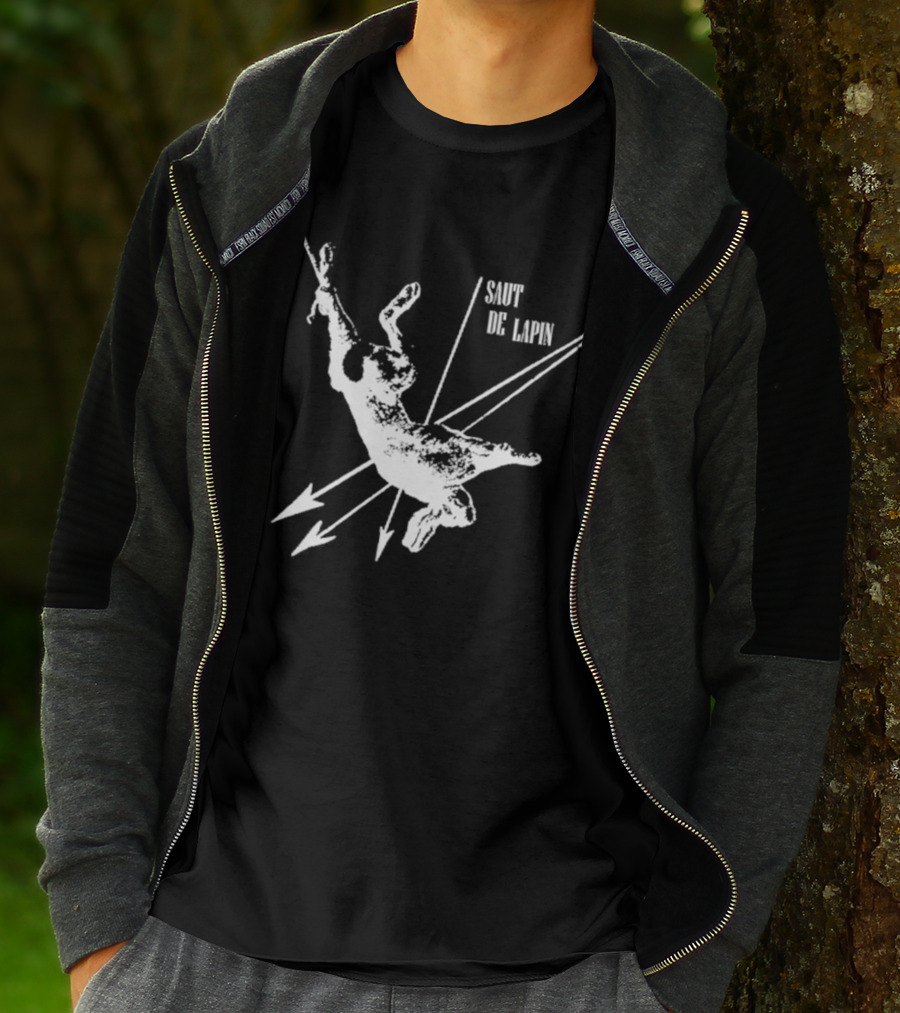 Saut De Lapin Jumping Rabbit Arrows Minimalist T-Shirt