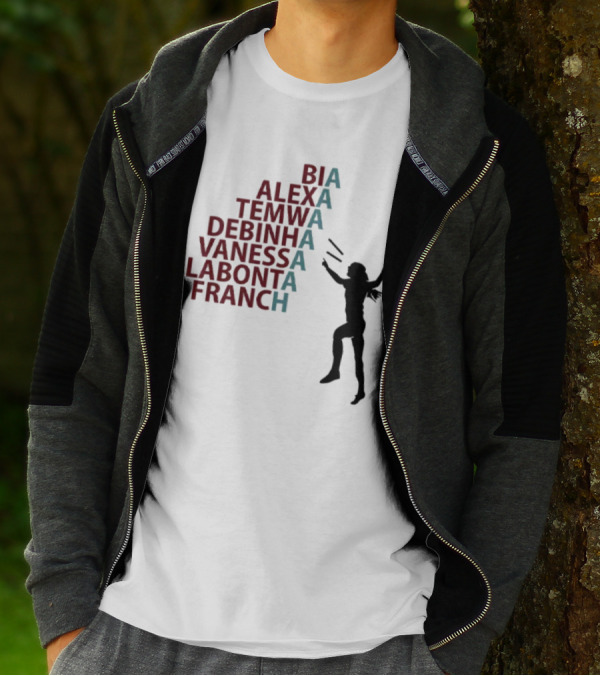 Bia Alexa Temwa Debinha Vaness Labonta Franch Volleyball Player T-Shirt