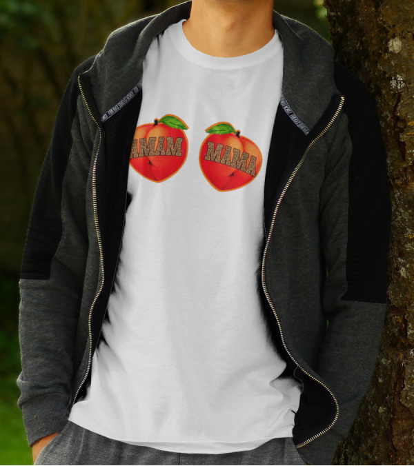 Big Mama Cheetah Peach T-Shirt