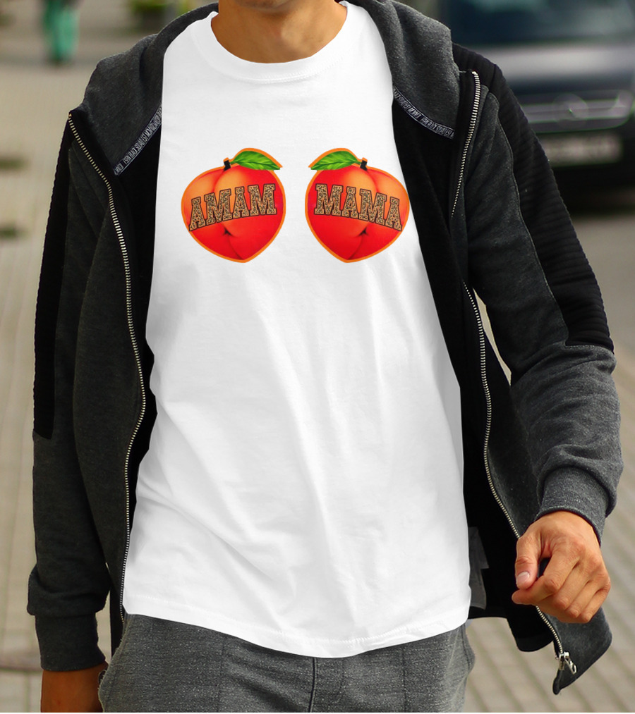 Big Mama Cheetah Peach T-Shirt