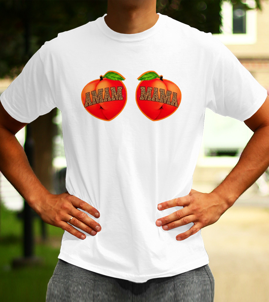 Big Mama Cheetah Peach T-Shirt