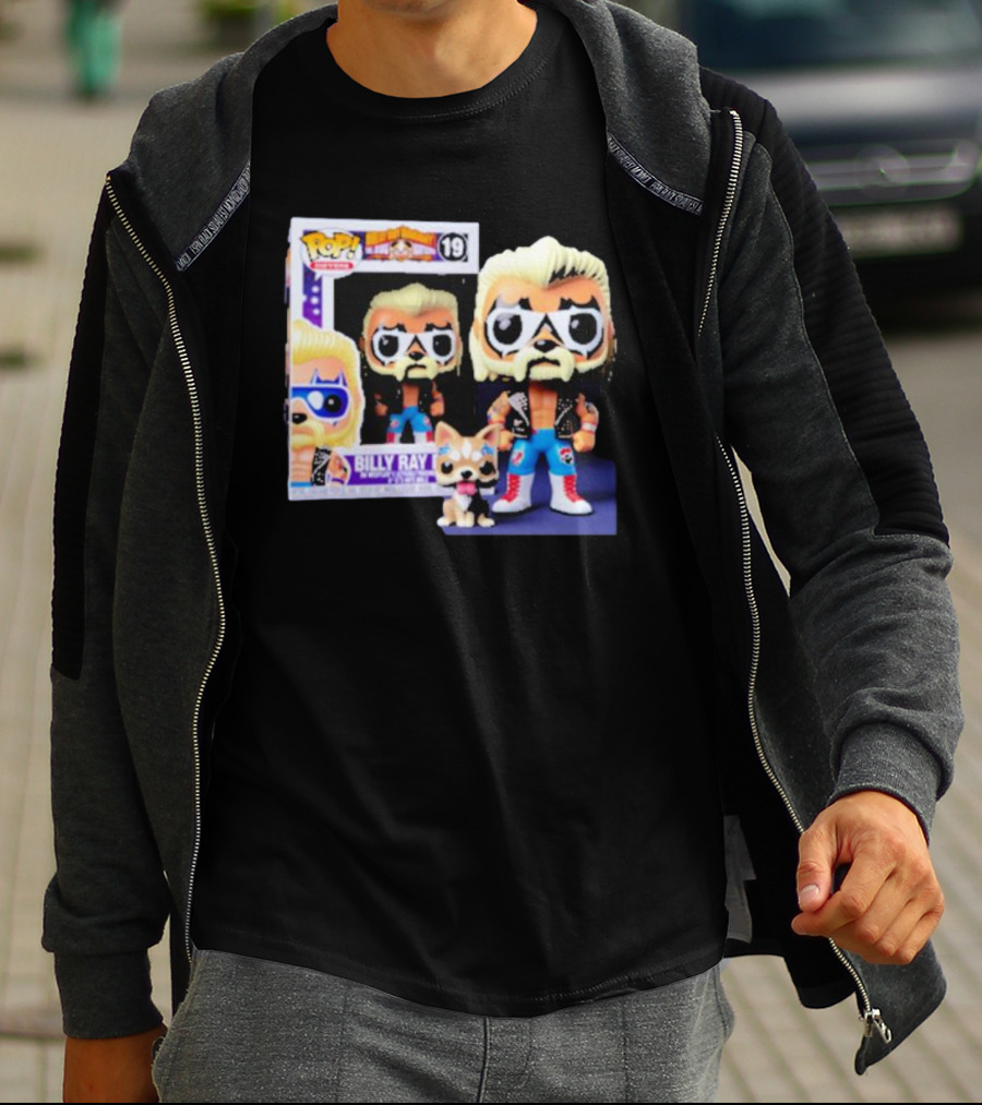 Billy Raydog Ai Pop Action Figures With Blonde Mullet And Blue Star Pants T-Shirt