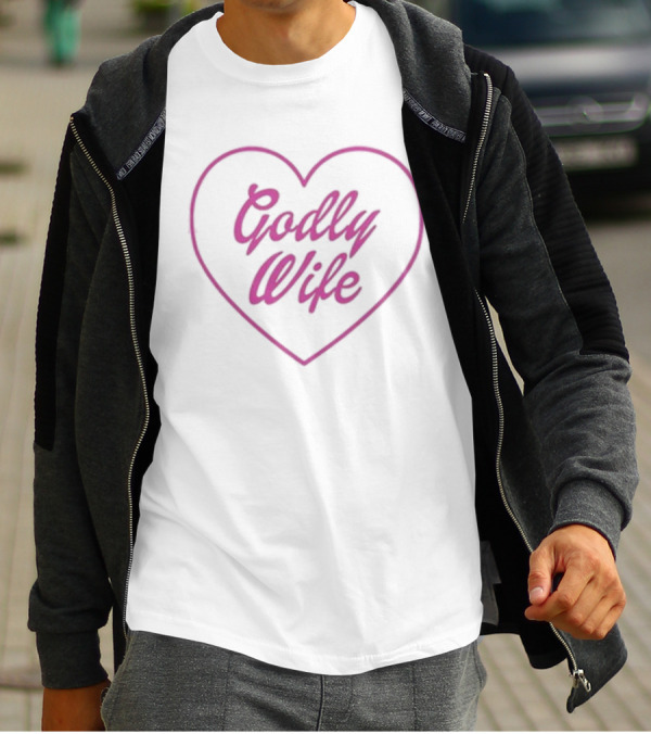 Binchtopia Godly Wife Heart T-Shirt