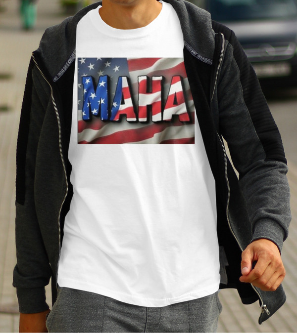 Bryce Lipscomb Maha Make America Healthy Again USA Flag T-Shirt