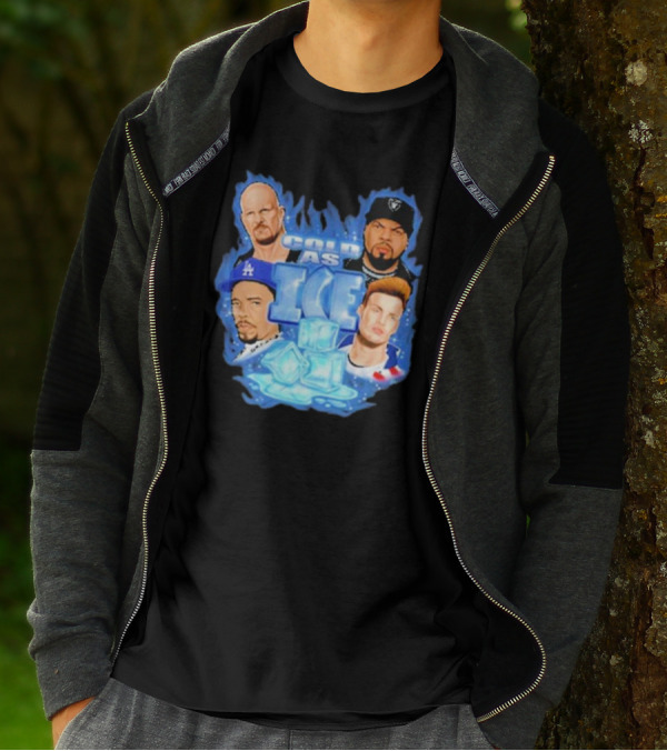 Cold As Ice Famous People Rap And Wrestling Legends T-Shirt