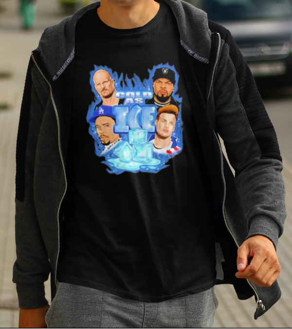 Cold As Ice Famous People Rap And Wrestling Legends T-Shirt