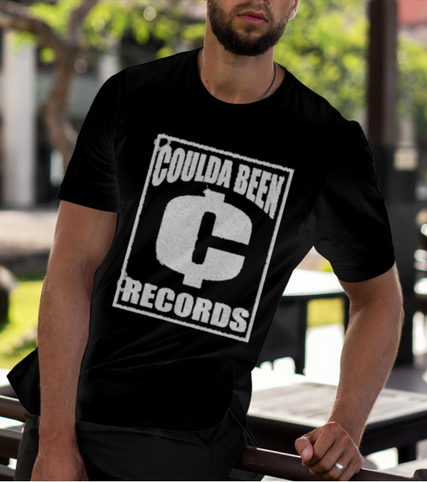 Coulda Been Records Vintage Style Block Lettering With Large Centered C T-Shirt