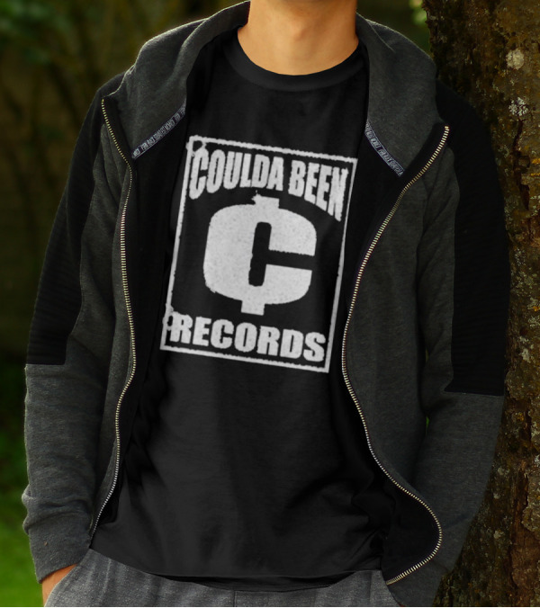 Coulda Been Records Vintage Style Block Lettering With Large Centered C T-Shirt