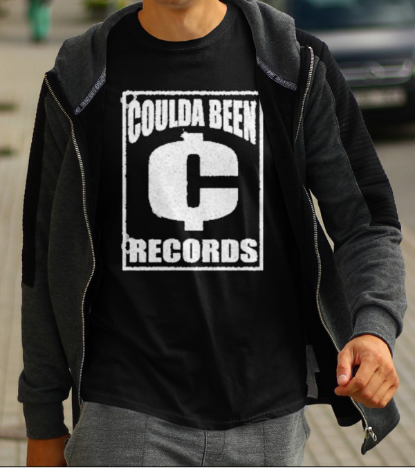 Coulda Been Records Vintage Style Block Lettering With Large Centered C T-Shirt