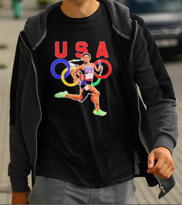 USA Olympic Runner Sha’carri Richardson Paris T-Shirt
