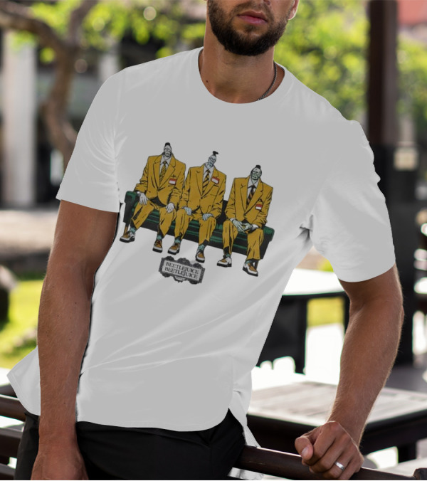Beetlejuice Beetlejuice Beetlejuice Jeff Bob Dave Trio On Couch T-Shirt