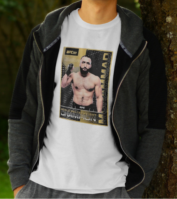 UFC 304 Belal Muhammad World Welterweight Champion And New T-Shirt
