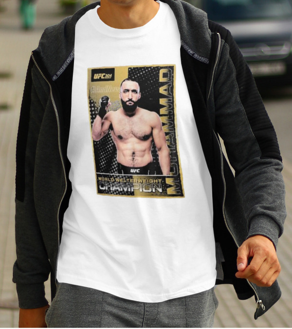 UFC 304 Belal Muhammad World Welterweight Champion And New T-Shirt