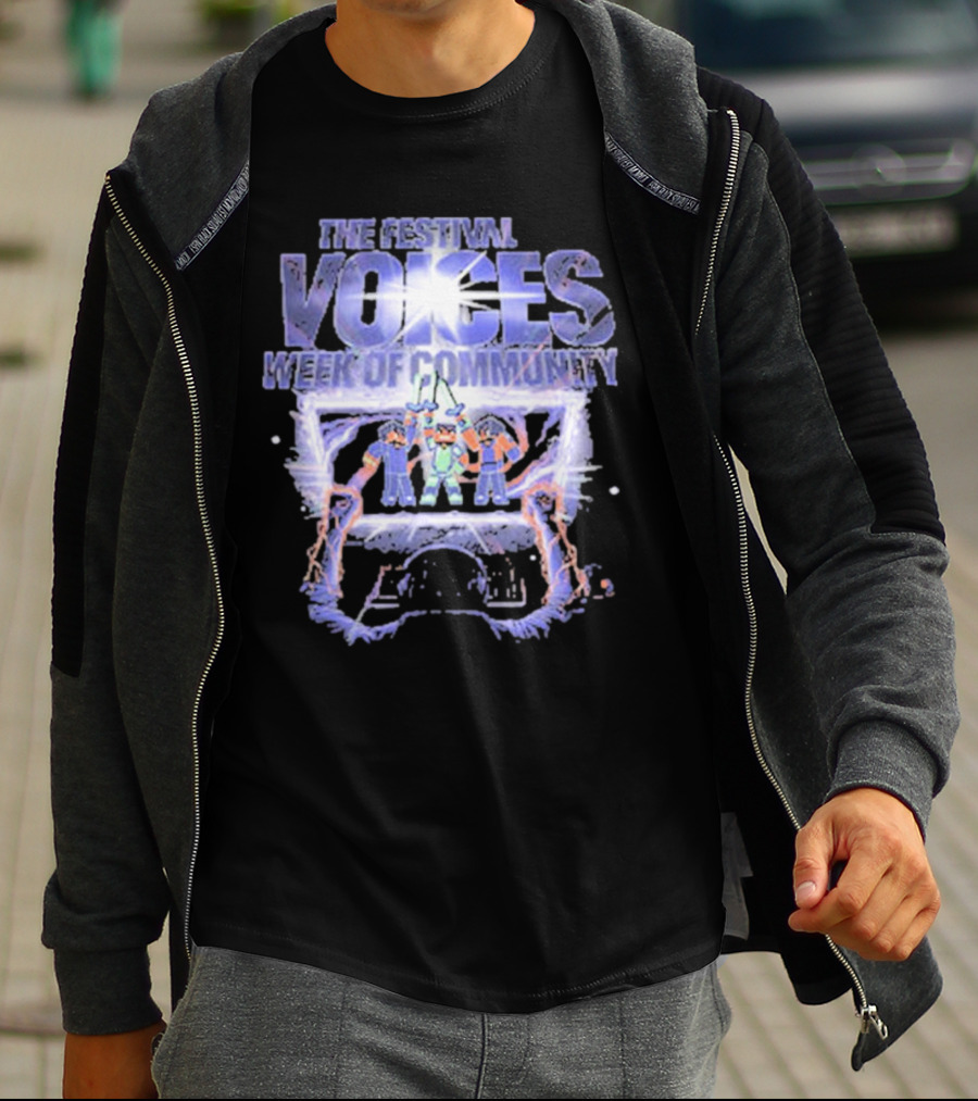 The Festival Voices Week Of Community Illuminated Gathering T-Shirt